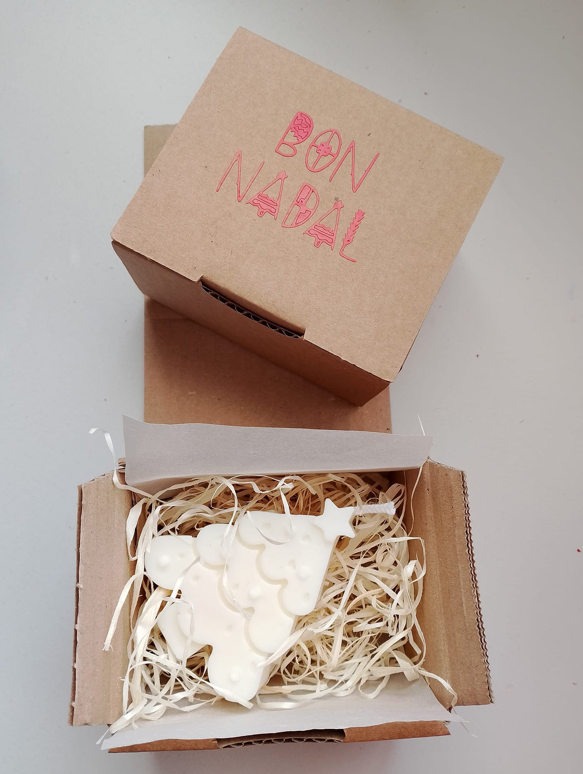 Vela Arbolito en caja kraft