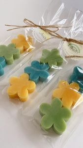 Flores de jabón